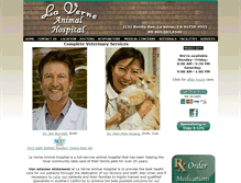 Tablet Screenshot of laverneanimalhospital.com